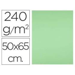 Cartulina Liderpapel verde pistacho 240 g/m2