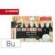 ROTULADOR MARCA STABILO BOSS PASTEL FLUORESCENTE 70 NATURE COLORS ESTUCHE DE 8 UNIDADES COLORES SURTIDOS
