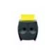 SOPORTE BLOC DE NOTAS ADHESIVAS QUITA Y PON MARCA POST-IT BUHO CON 2 BLOC Z-NOTE AMARILLO 76X76 MM