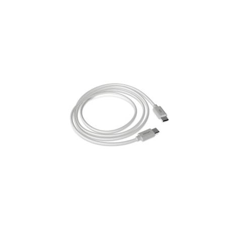 CABLE MARCA GROOVY USB-C A APPLE LIGHTNING LONGITUD 1 MT COLOR BLANCO