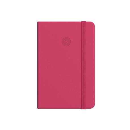 CUADERNO CON GOMILLA ANTARTIK NOTES TAPA BLANDA DIN A6 CUADRICULA BURDEOS 100 HOJAS 80 GR FSC