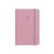 CUADERNO CON GOMILLA ANTARTIK NOTES TAPA DURA DIN A4 HOJAS RAYAS ROSA PASTEL 100 HOJAS 80 GR FSC