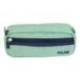 BOLSO ESCOLAR PORTATODO MARCA MILAN SERIE 1918 2 CREMALLERAS COLOR VERDE 210X85X61 MM