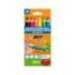 LAPICES BIC MULTISUPERFICIES TRIANGULARES MINA BORRABLE CAJA DE 6 UNIDADES COLORES SURTIDOS