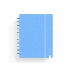 CUADERNO CARCHIVO MARCA INGENIOX FOAM A4 80H CUADRICULA AZUL PASTEL