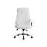 SILLA MARCA Q-CONNECT DIRECCION PIAV E SIMIL PIEL BASE METALICA ALT MAX 1250 ANC 610 PROF 700 MM RUEDAS PREMIUM COLOR BLANCO