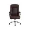 SILLA MARCA Q-CONNECT DIRECCION VERO NA SIMIL PIEL BASE METALICA ALT MAX 1210 ANC 650 PROF 730 MM RUEDAS PREMIUM COLOR MARRON