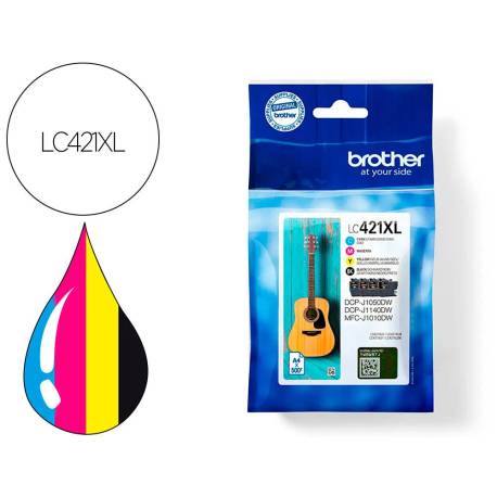 INK-JET BROTHER LC421XLVAL PACK MULTICOLOR