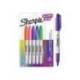 ROTULADOR MARCA SHARPIE PERMANENTE FINO GLAM POP BLISTER DE 5 UNIDADES COLORES SURTIDOS