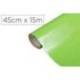 ROLLO ADHESIVO D-C-FIX COLOR VERDE MANZANA ANCHO 45 CM LARGO 15 MT