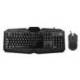 SET TECLADO Y RATON Q-CONNECT GAMING CON CABLE E ILUMINACION LED NEGRO