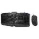 SET TECLADO Y RATON Q-CONNECT GAMING CON CABLE E ILUMINACION LED NEGRO