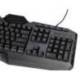 SET TECLADO Y RATON Q-CONNECT GAMING CON CABLE E ILUMINACION LED NEGRO