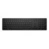 TECLADO HP 455 PROGRAMABLE INALAMBRICO ILUMINACION RGB NEGRO