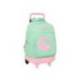 MOCHILA SAFTA GRANDE CON RUEDAS COMPACT EXTRAIBLES SAFTA RECICLADO BLACKFIT8 MOON 450X330X220 MM POLIESTER