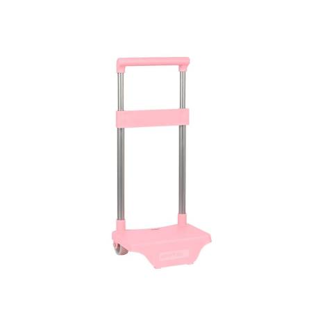 CARRO PORTAMOCHILAS SAFTA PEQUEÑO ROSA 220X170X675 MM