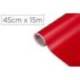 ROLLO ADHESIVO D-C-FIX COLOR ROJO SEÑALES ANCHO 45 CM LARGO 15 MT