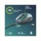 RATON MARCA NGS EVO RUST OPTICO 800/1200/1600 DPI INALAMBRICO 5 BOTONES TECLAS SILENCIOSAS RECEPTOR USB 2,4 GHZ VERDE