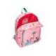 MOCHILA ESCOLAR LIDERPAPEL INFANTIL SAFARI DISEÑO CEBRA COLOR ROSA 330X100X250 MM