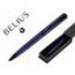 BOLIGRAFO BELIUS TURBO ALUMINIO AZUL Y NEGRO TINTA AZUL CAJA DE DISEÑO