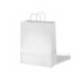 BOLSA KRAFT BASIKA CELULOSA COLOR BLANCO 90 GR ASA RETORCIDA TAMAÑO "L" 320X140X400 MM