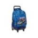 MOCHILA SAFTA GRANDE CON RUEDAS COMPACT EXTRAIBLE HOT WHEELS SONNY 450X330X220 MM POLIESTER