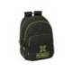 MOCHILA ESCOLAR SAFTA MUNICH BEAT DOBLE CON CANTONERAS ADAPTABLE A CARRO 420X320X150 MM POLIESTER