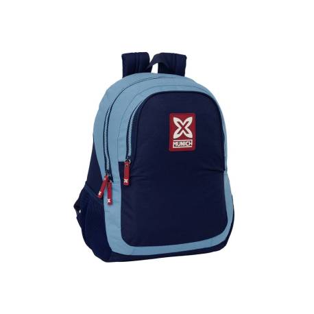 MOCHILA ESCOLAR SAFTA ADAPTADA CARRO MUNICH ROYAL 440X320X160 MM POLIESTER