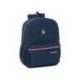 MOCHILA ESCOLAR SAFTA ADAPTABLE A CARRO EL GANSO CLASSIC 140X320X430 MM POLIESTER