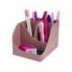 ORGANIZADOR DE SOBREMESA MARCA EXACOMPTA SKANDI COLOR ROSA VIEJO 155X119X109 MM