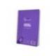 CUADERNO ESPIRAL LIDERPAPEL DIN A5 PAUTAGUIA TAPA PLASTICO 80H 90GR CUADRO PAUTADO 3 MM CON MARGEN VIOLETA