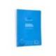 CUADERNO ESPIRAL LIDERPAPEL DIN A5 PAUTAGUIA TAPA PLASTICO 80H 90GR CUADRO PAUTADO 3 MM CON MARGEN AZUL