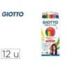 LAPICES DE COLORES GIOTTO COLORS 3.0 CAJA DE 12 COLORES SURTIDOS MINA 3 MM