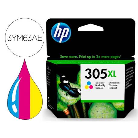 CARTUCHO INK-JET HP 305XL TRICOLOR 3YM63AE