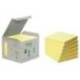 Bloc de notas adhesivas quita y pon recicladas en torre post-it 76 x 76 mm 16 blocs 654 reciclado