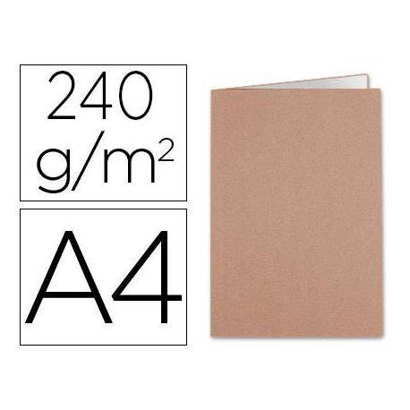 Subcarpeta kraft Liderpapel Din A4 marron con interior blanco