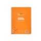 CUADERNO ESPIRAL LIDERPAPEL DIN A5 PAUTAGUIA TAPA PLASTICO 80H 90GR CUADRO PAUTADO 3MM NARANJA