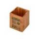 CUBILETE PORTALAPICES MARCA LIDERPAPEL ECOUSE BAMBU 8X8X10 CM