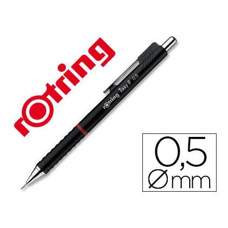 Portaminas Rotring Tikky 0,5 mm Negro