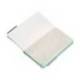 CUADERNO CON GOMILLA ANTARTIK NOTES TAPA BLANDA DIN A6 RAYAS GRIS Y TURQUESA 100 HOJAS 80 GR FSC