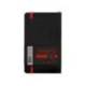 CUADERNO CON GOMILLA ANTARTIK NOTES TAPA BLANDA DIN A6 CUADRICULA NEGRO Y ROJO 100 HOJAS 80 GR FSC