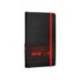 CUADERNO CON GOMILLA ANTARTIK NOTES TAPA BLANDA DIN A6 CUADRICULA NEGRO Y ROJO 100 HOJAS 80 GR FSC