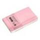 CUADERNO CON GOMILLA ANTARTIK NOTES TAPA BLANDA DIN A6 RAYAS ROSA PASTEL 100 HOJAS 80 GR FSC