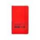 CUADERNO CON GOMILLA ANTARTIK NOTES TAPA BLANDA DIN A6 RAYAS ROJO 100 HOJAS 80 GR FSC