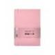 CUADERNO CON GOMILLA ANTARTIK NOTES TAPA DURA DIN A5 HOJAS RAYAS ROSA PASTEL 100 HOJAS 80 GR FSC