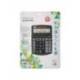 CALCULADORA LIDERPAPEL SOBREMESA XF40 12 DIGITOS DOS LINEAS SOLAR Y PILAS NEGRO 175X120X30 MM 40% PLASTICO