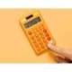 CALCULADORA LIDERPAPEL BOLSILLO XF10 8 DIGITOS SOLAR Y PILAS NARANJA 115X65X8 MM