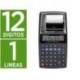 CALCULADORA Q-CONNECT IMPRESORA PANTALLA PAPEL 12 DIGITOS NEGRA