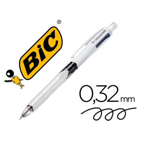 Bolígrafo Multifunción 0,3 mm Punta de 0,7 mm Bic 4 en 1