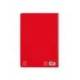 CUADERNO ESPIRAL LIDERPAPEL DIN A4 PAUTAGUIA TAPA DURA 80H 90 GR CUADRO PAUTADO 5MM COLOR ROJO